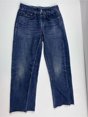 rag & bone Dark Blue Straight-Leg Jeans
